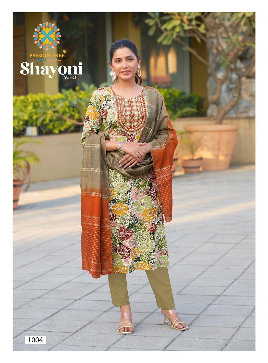 Shayoni Vol 1 By Passion Tree Rayon Kurti With Bottom Dupatta Wholesale In India